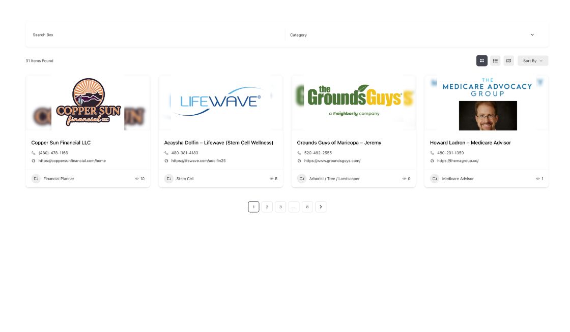 Shift Tech portfolio — SYN Card Club business directory